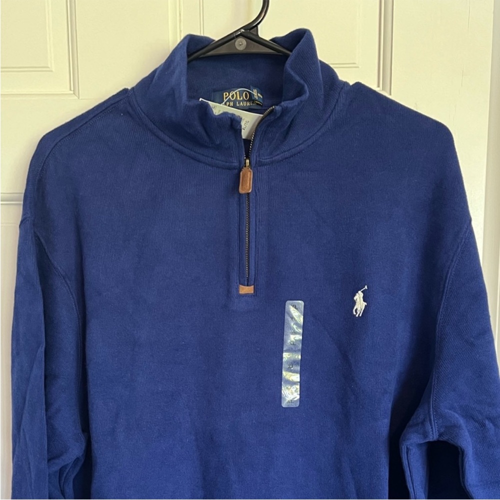 Polo ralph lauren royal blue XL 1/4 zip